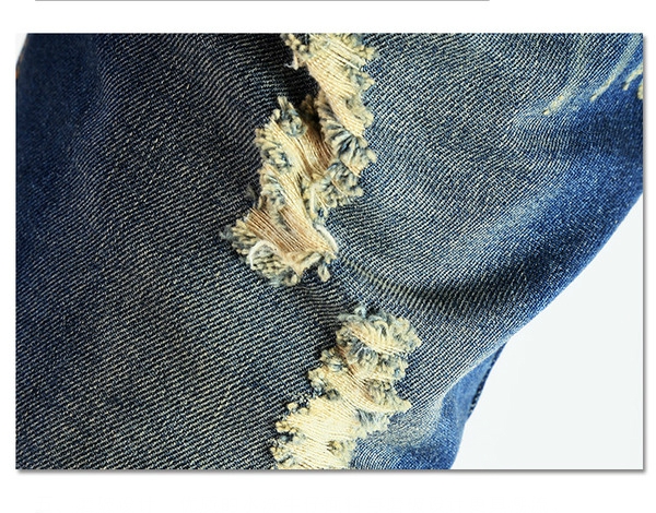 Летни къси дънкови панталони за мъже 