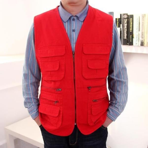 Мъжки елеци - пролет и есен - 4 модела - черен, сив, червен, бежов