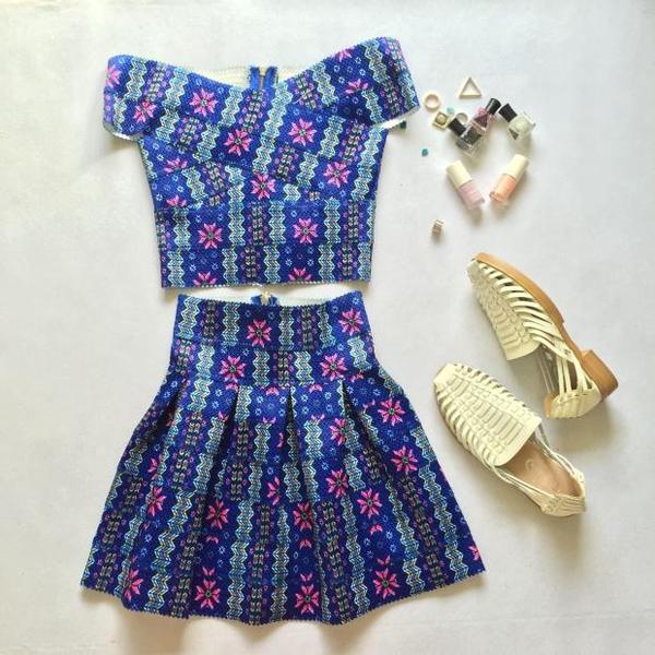 Οι γυναίκες μπουστάκι καλοκαίρι κοστούμι και φούστα