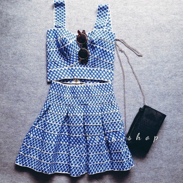 Οι γυναίκες μπουστάκι καλοκαίρι κοστούμι και φούστα