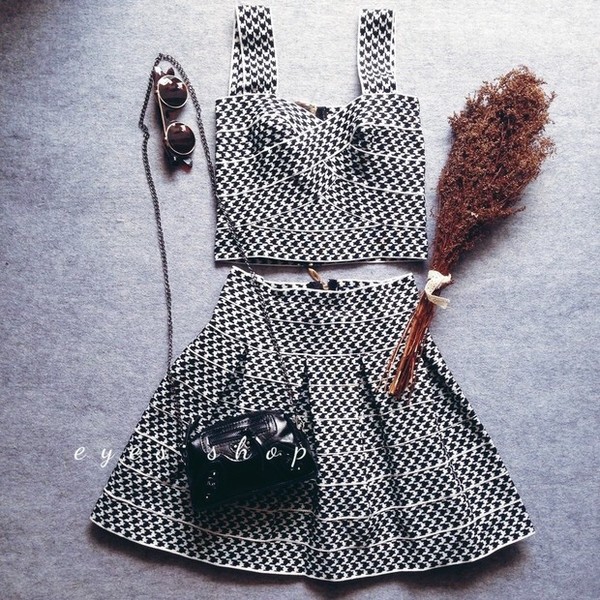 Οι γυναίκες μπουστάκι καλοκαίρι κοστούμι και φούστα