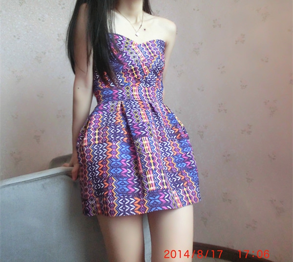 Дамски рокли в пъстри цветове