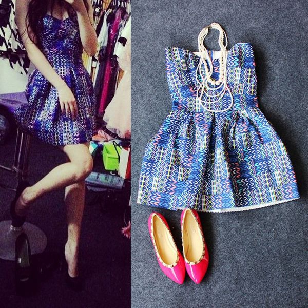 Дамски рокли в пъстри цветове