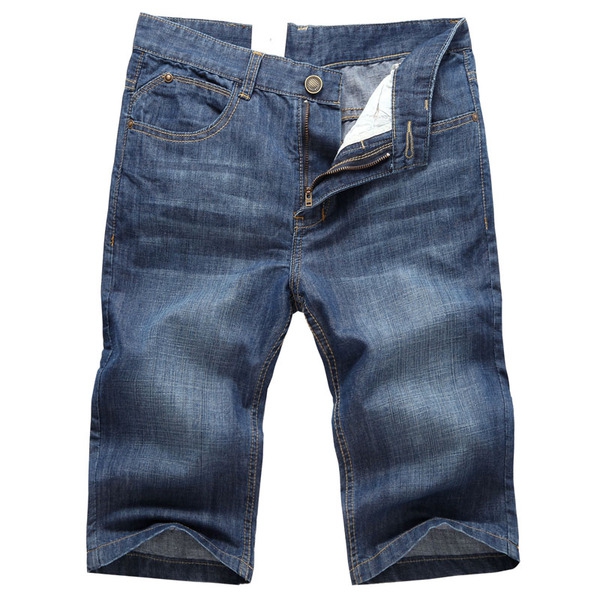 Дънкови дишащи  къси мъжки панталони - 4 модела 