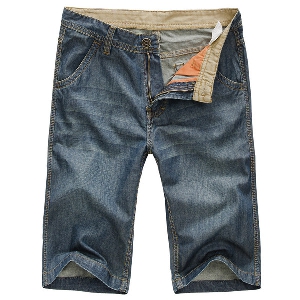 Пролетни и летни мъжки къси панталони от деним - 3 модела 