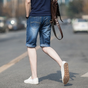 Пролетни и летни мъжки къси панталони от деним - 3 модела 