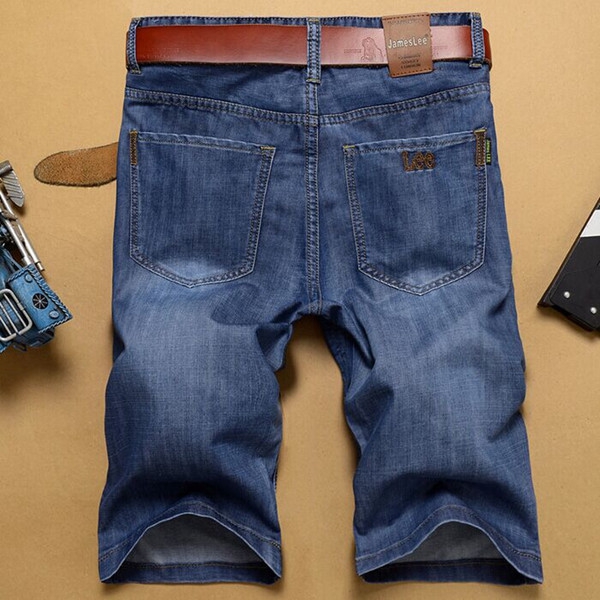 Тънки мъжки дънкови къси панталони - 3  модела 