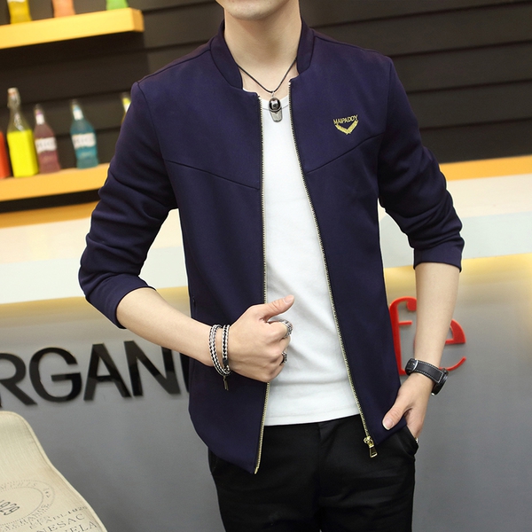 Мъжко тънко елегантно яке - пролетно и есенно - тип слим в 6 различни модела