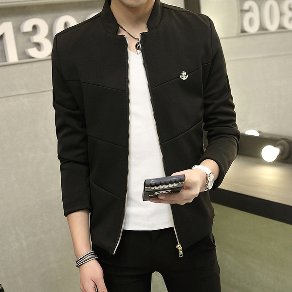 Мъжко тънко елегантно яке - пролетно и есенно - тип слим в 6 различни модела