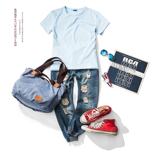 Летни тениски с къс ръкав за мъже - 10 цвята