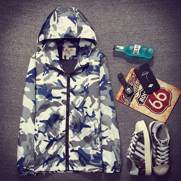 Мъжки и дамски камуфлажни якета с качулка  - 11 модела