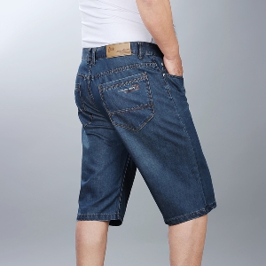 Σύντομη ευρεία αρσενικό παντελόνι τζιν - 3 μοντέλα