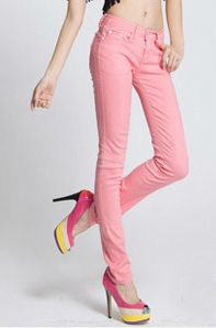 Дамски пролетни панталона в различни свежи цветове-20 модела.