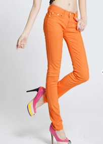 Дамски пролетни панталона в различни свежи цветове-20 модела.