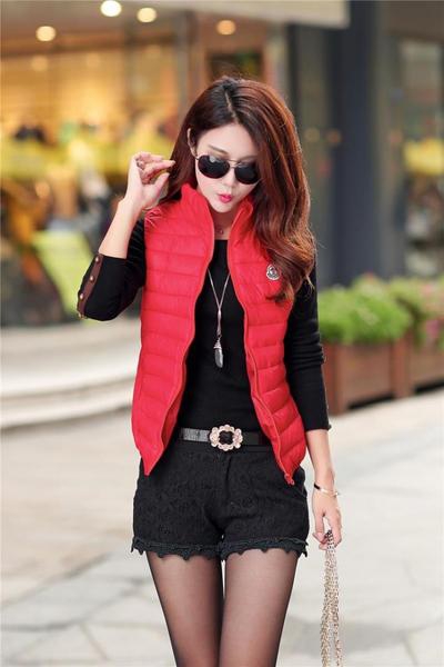 Дамски елеци - пролет, есен и зима - 10 модела в розов, червен, бордо, жълт, черен, зелен и син цвят