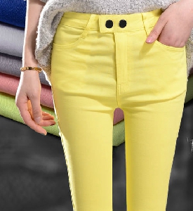 Пролетни панталони тип Слим -6 модела.