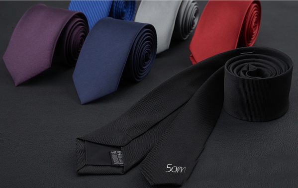 Цветни мъжки вратовръзки 5 см - 11 модела 