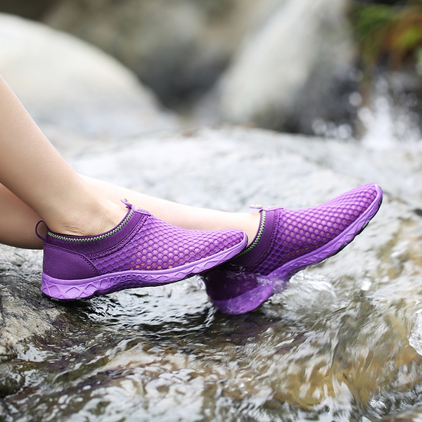 Летни дишащи - мрежести обувки за мъже и жени подходящи за спортуване, маратон и бягане - 6 модела - бързосъхнещи