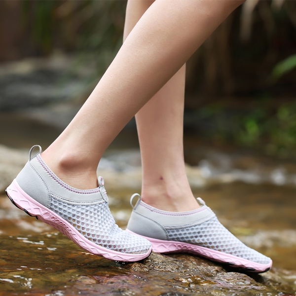 Летни дишащи - мрежести обувки за мъже и жени подходящи за спортуване, маратон и бягане - 6 модела - бързосъхнещи