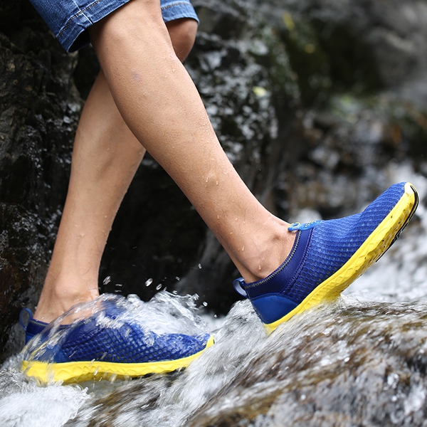 Летни дишащи - мрежести обувки за мъже и жени подходящи за спортуване, маратон и бягане - 6 модела - бързосъхнещи