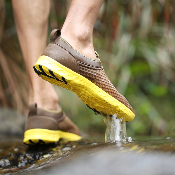 Летни дишащи - мрежести обувки за мъже и жени подходящи за спортуване, маратон и бягане - 6 модела - бързосъхнещи