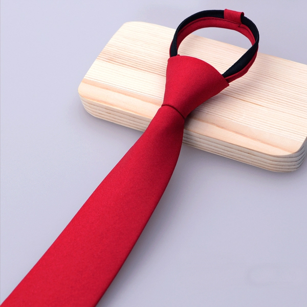 Цветни дамски плътни вратовръзки с ластик - 16 модела 