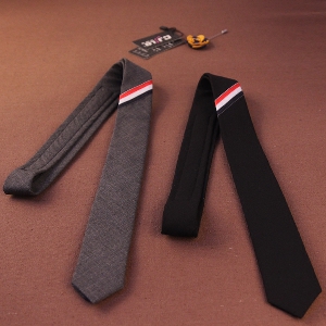 Мъжки плътни вратовръзки 145 х  5 см - 3 модела 