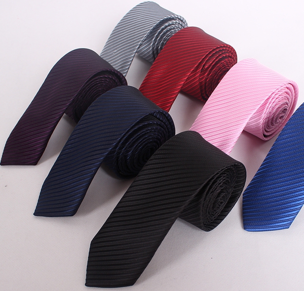 Цветни мъжки вратовръзки подходящи за сватба  - 5 см - 18 модела 