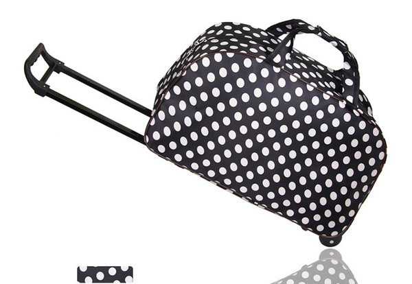 Τσάντα ταξιδιού κατάλληλη για άνδρες και γυναίκες με τροχούς.