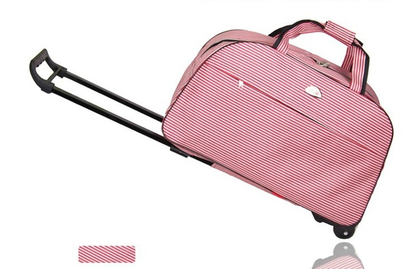 Τσάντα ταξιδιού κατάλληλη για άνδρες και γυναίκες με τροχούς.