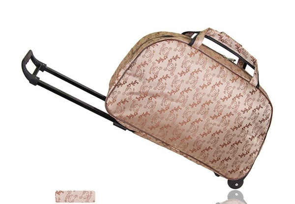 Τσάντα ταξιδιού κατάλληλη για άνδρες και γυναίκες με τροχούς.