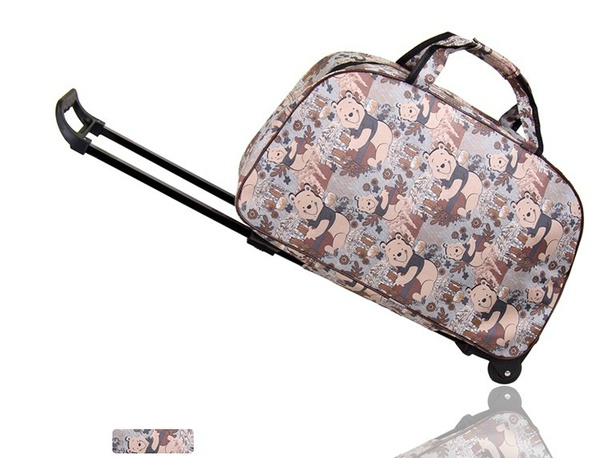 Τσάντα ταξιδιού κατάλληλη για άνδρες και γυναίκες με τροχούς.