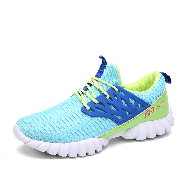 Обувки за бягане - дамски и мъжки - няколко мрежести модела в син, черен, розов и други цветове