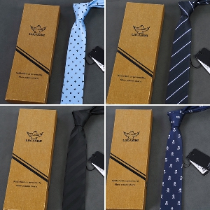 Многоцветни раирани мъжки вратовръзки - 19 модела 