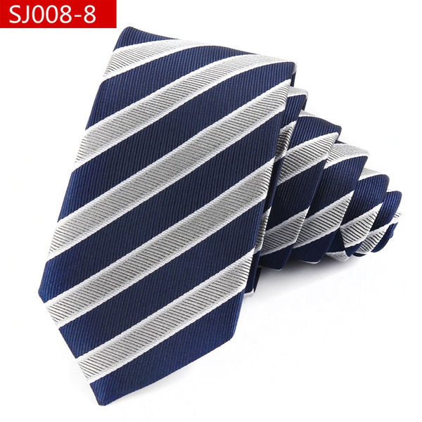 Мъжки вратовръзки с тънки ивици и плътни цветове - 18 модела 