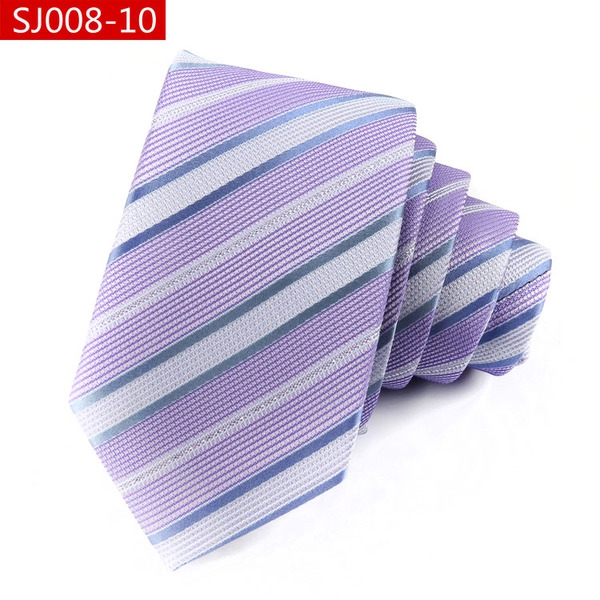 Мъжки вратовръзки с тънки ивици и плътни цветове - 18 модела 