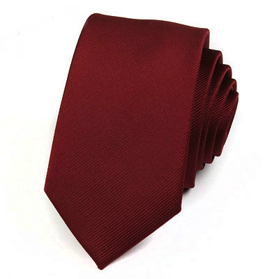 Мъжки вратовръзки с тънки ивици и плътни цветове - 18 модела 