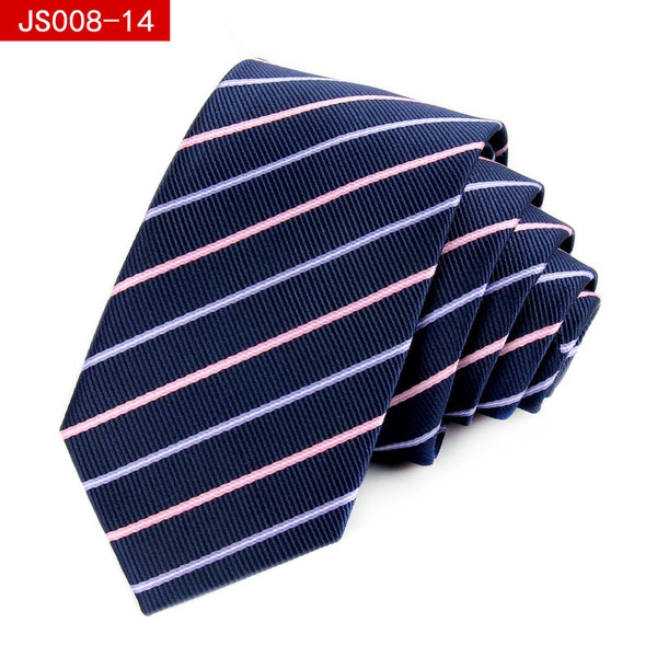 Мъжки вратовръзки с тънки ивици и плътни цветове - 18 модела 