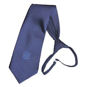Αντρική μπλε γραβάτα με λάστιχο
