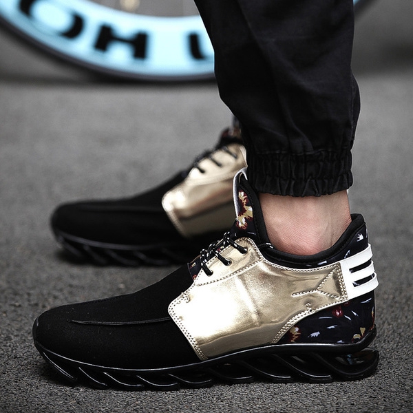 Спортни обувки за бягане - за жени и мъже - различни високоиздръжливи и лачени модели - сребрист, златист, черен цвят