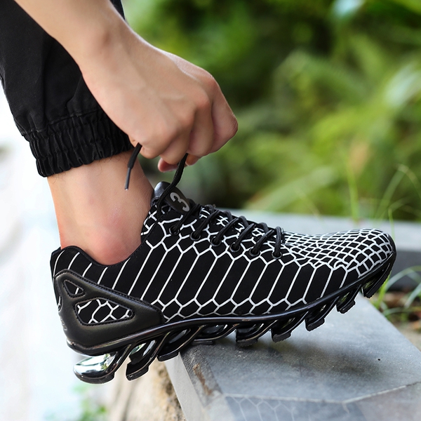 Спортни обувки за бягане - за жени и мъже - различни високоиздръжливи и лачени модели - сребрист, златист, черен цвят