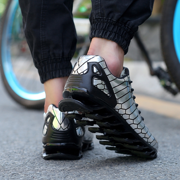 Спортни обувки за бягане - за жени и мъже - различни високоиздръжливи и лачени модели - сребрист, златист, черен цвят