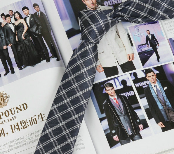 Ανδρικά καρό γραβάτα - 16 μοντέλα