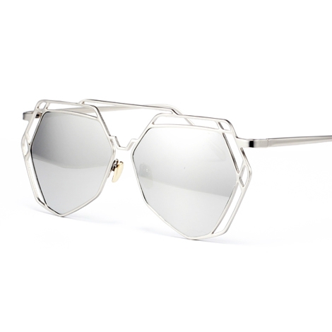 Ηλιακή πολυγωνικό γυαλιά: 4 χρώματα