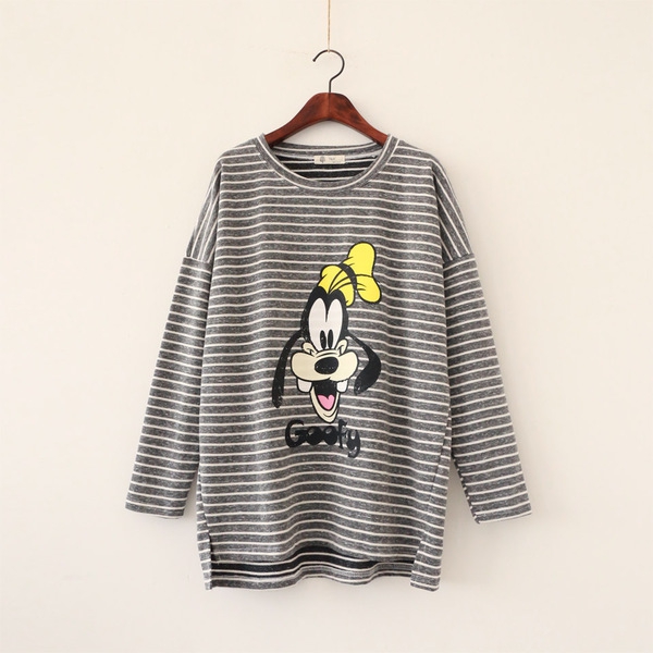 Раирани пролетни блузи за бременни -девет модела.