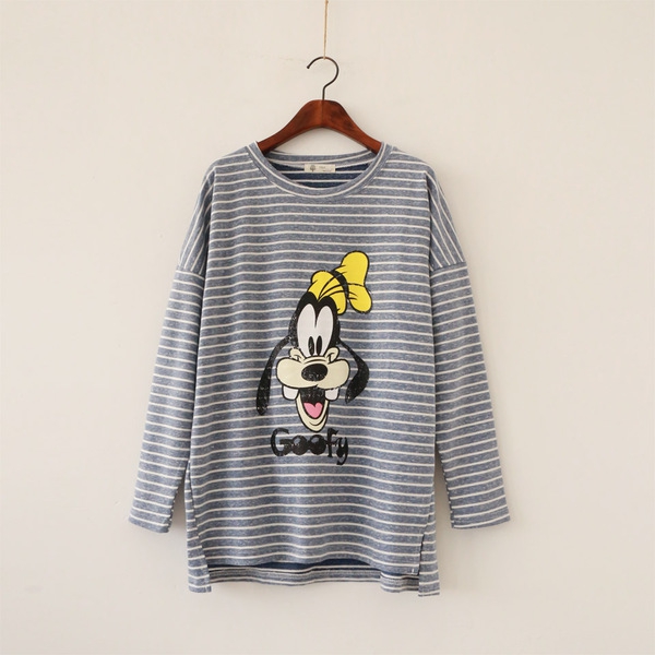 Раирани пролетни блузи за бременни -девет модела.