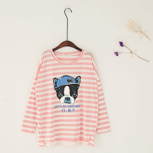 Раирани пролетни блузи за бременни -девет модела.