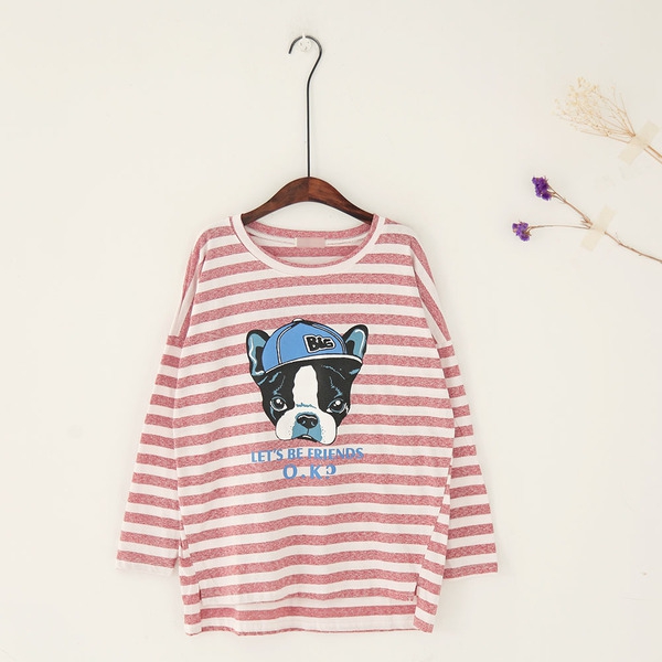 Раирани пролетни блузи за бременни -девет модела.