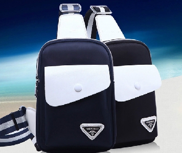 Βολική ανδρική τσάντα σε μπλε και μαύρο - 2 μοντέλα