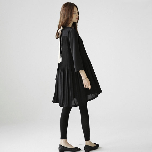 Пролетна рокля от  шифон за бременни жени-четири цвята